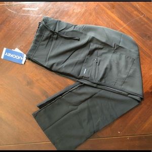NEW Women’s Black Jockey Scrub Pants